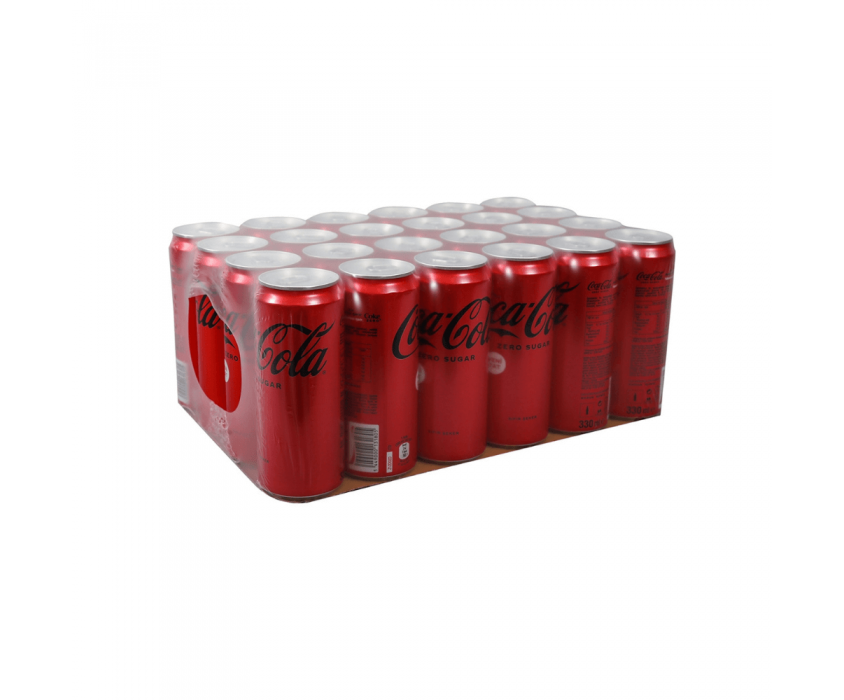 Coca Cola Şekersiz 24'lü Kutu 330 ml