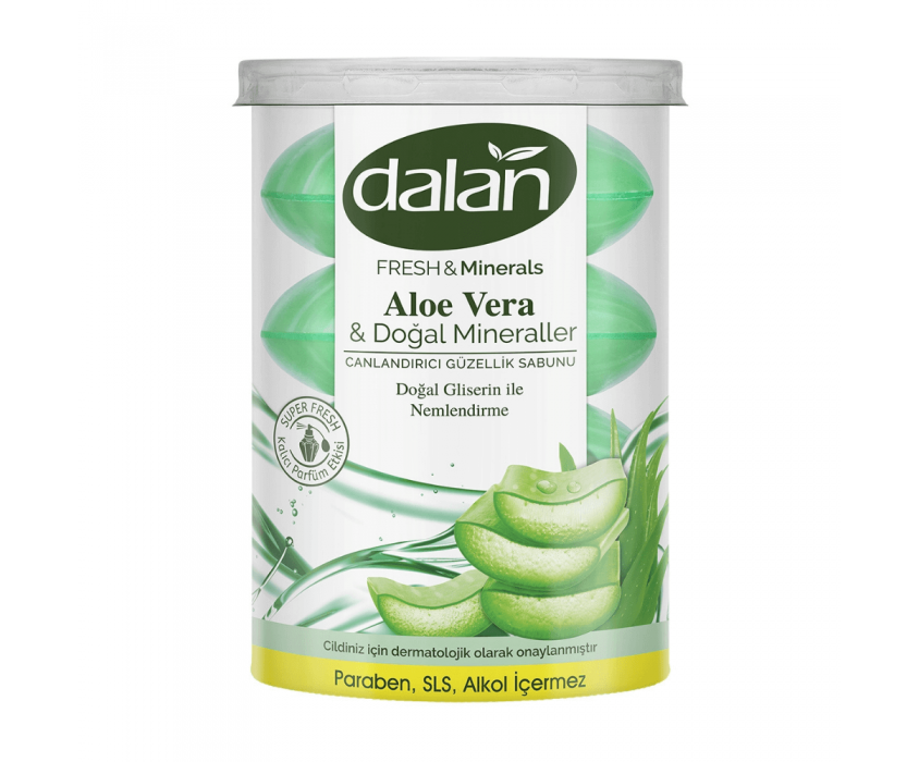 Dalan Aloe Vera & Doğal Mineraller Sabun 4x110 gr