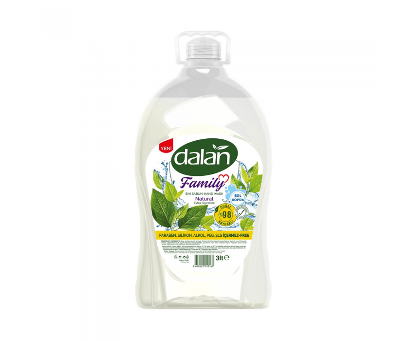 Dalan Family Natural Sıvı Sabun 3 Lt