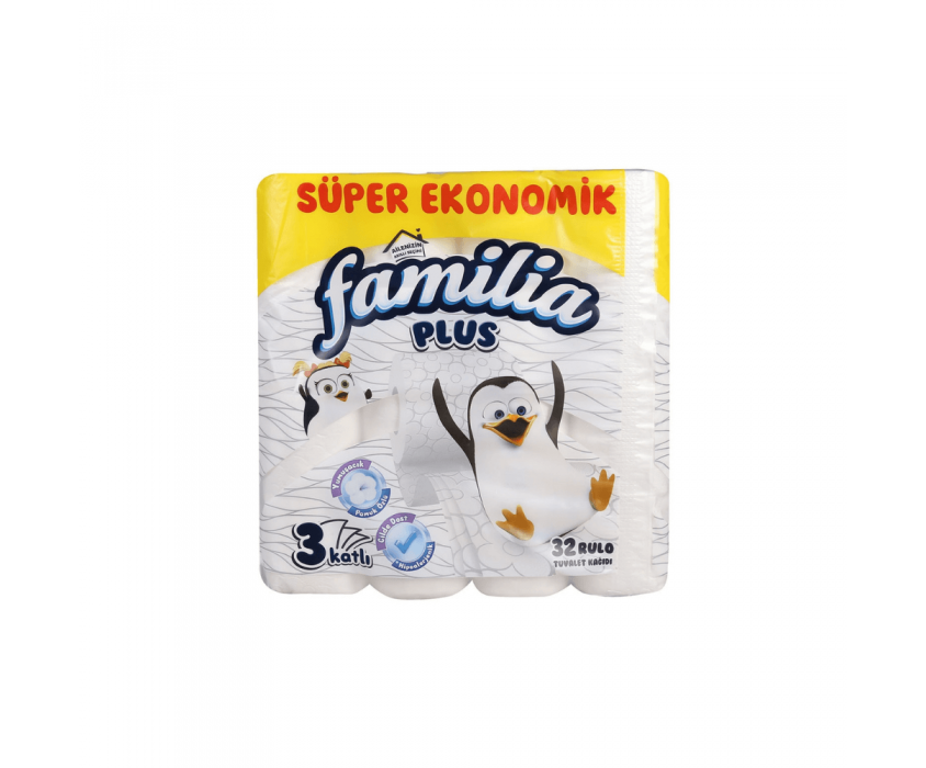 Familia Plus 3 Katlı Tuvalet Kağıdı 32'li