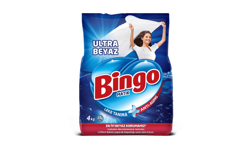 Bingo Matik Ultra Beyaz Çamaşır Deterjanı Toz 4 Kg