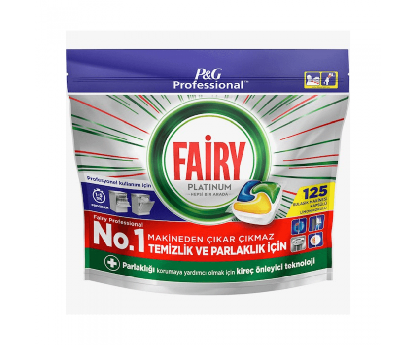 Fairy Platinum Bulaşık Makinesi Tableti 125'li