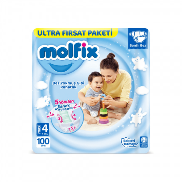Molfix Ultra Fırsat Paketi Maxi No:4 100'lü